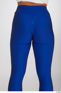  Zuzu Sweet blue leggings buttock dressed sports thigh 0003.jpg